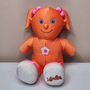 Vintage 1998 Orange Amber Jellabies Plush Doll